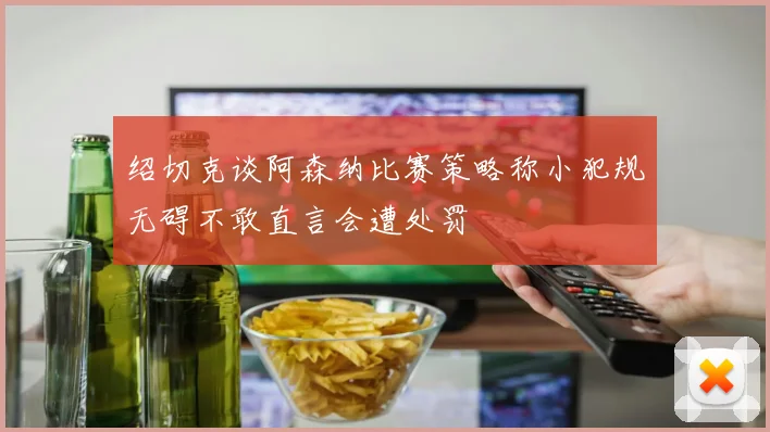绍切克谈阿森纳比赛策略称小犯规无碍不敢直言会遭处罚
